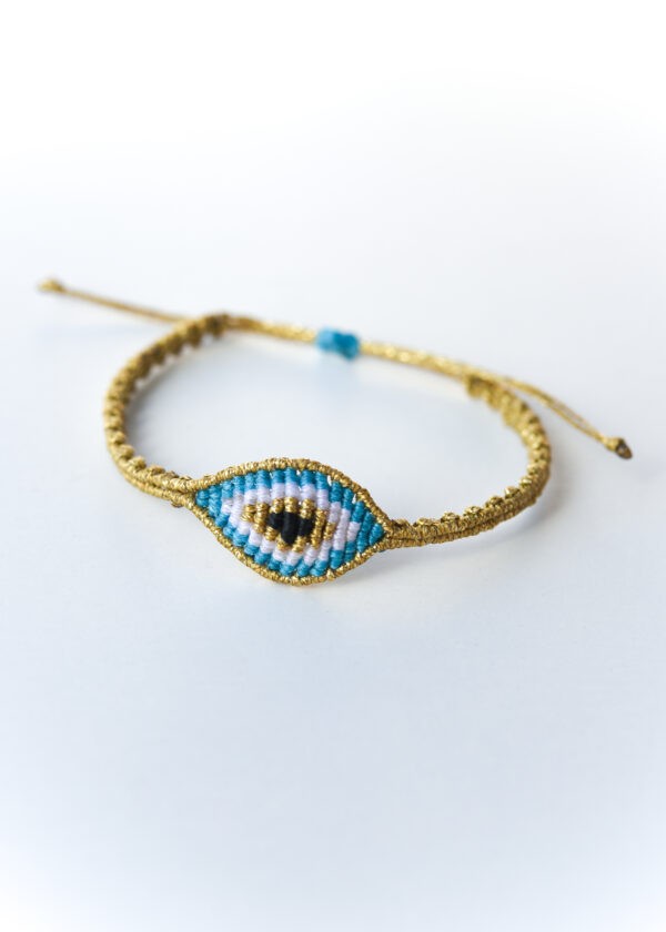 Greek eye bracelet